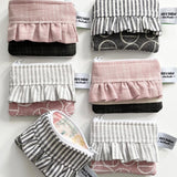 Mini Ruffle Zip Pouch