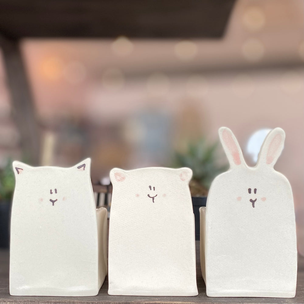 Small Animal Ceramic Planter