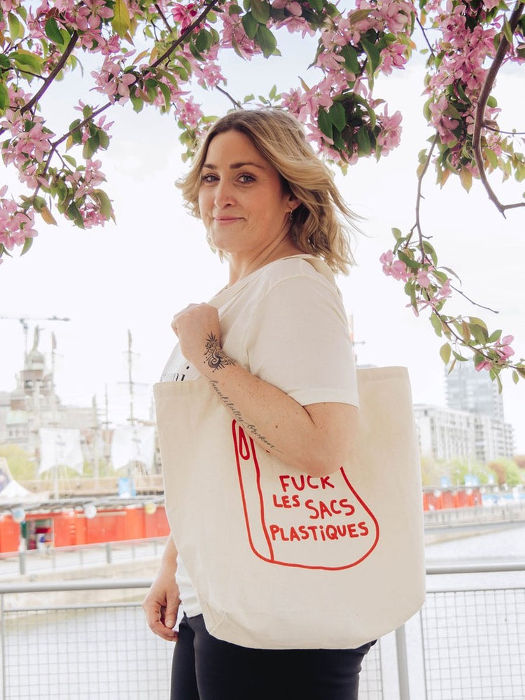 Reusable Tote Bag | Fuck Les Sacs Plastiques