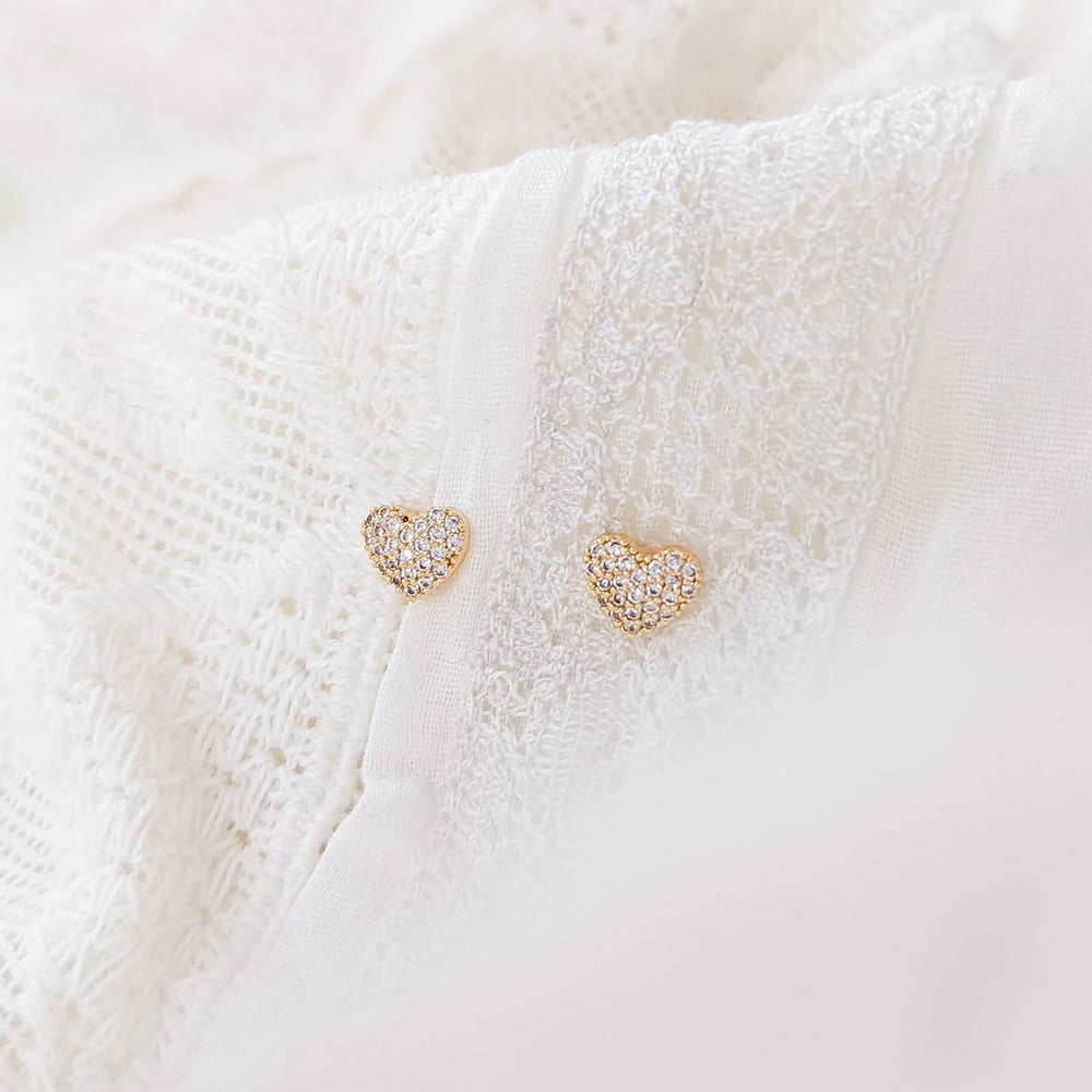 You Stole My Heart Gold Plated Earrings