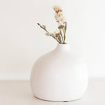 Matte White Ceramic Vases