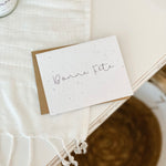 Bonne Fête | Plantable Seed Card
