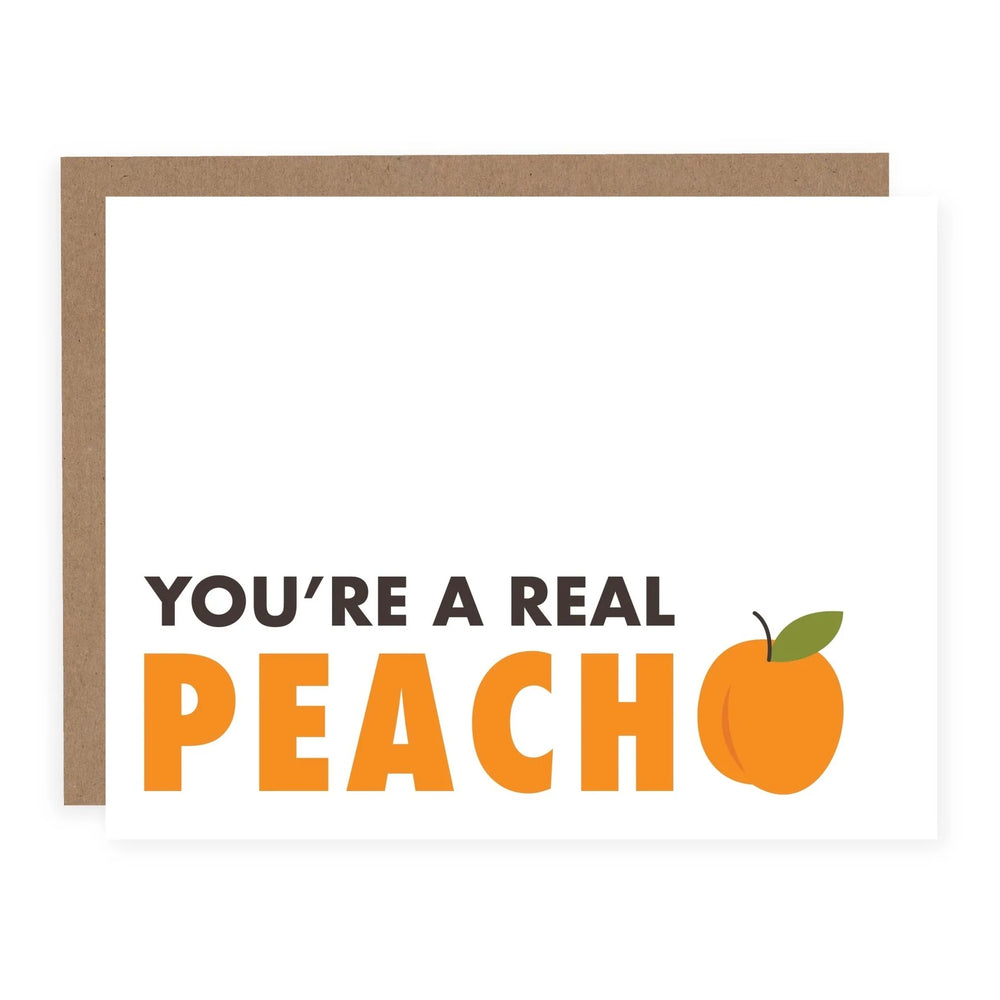 You're a Real Peach Card