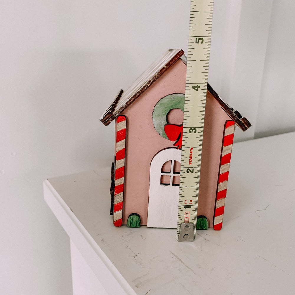 DIY Wood Gingerbread House Kit