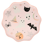 Large Pastel Halloween Dinner Plates | 8 Pack