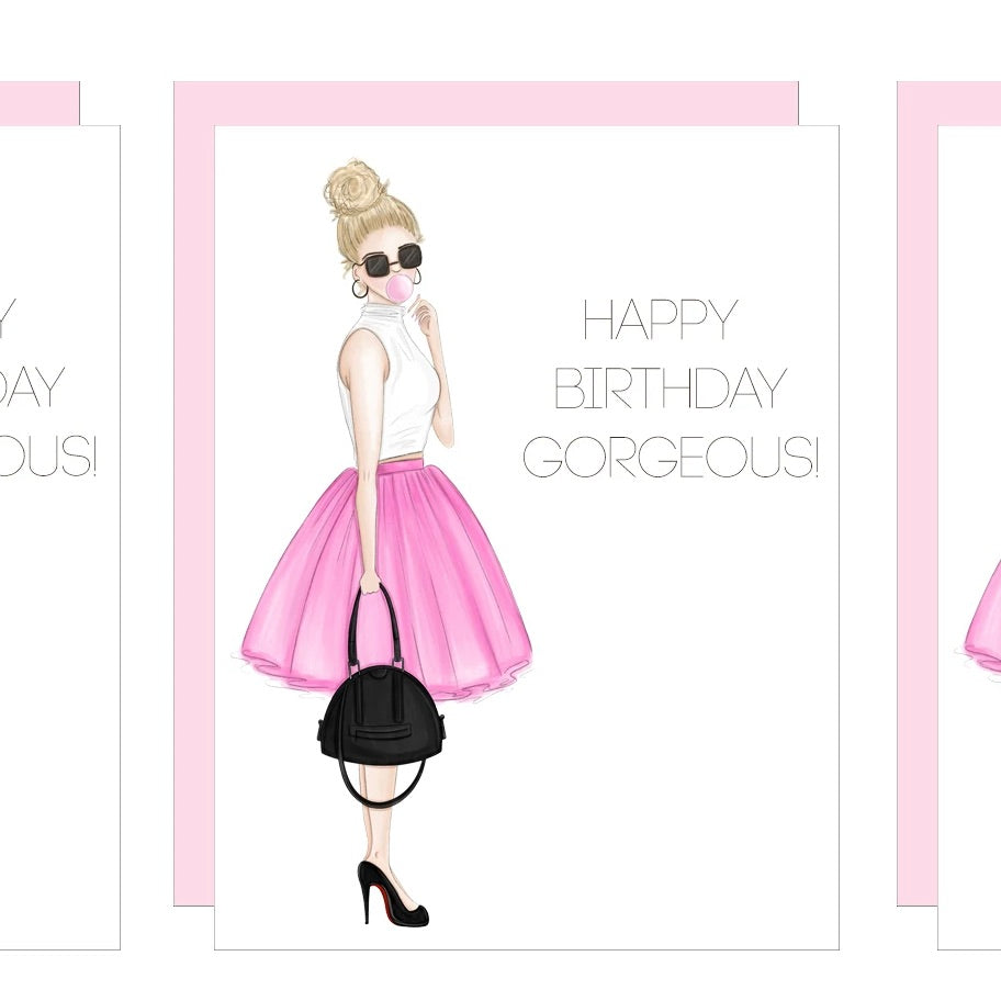 Happy Birthday Gorgeous Greeting Card | Multiple Options