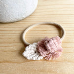 Macrame Flower Headband | Single Leaf