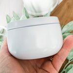 White 7oz Candle Tins | Wooden Wick