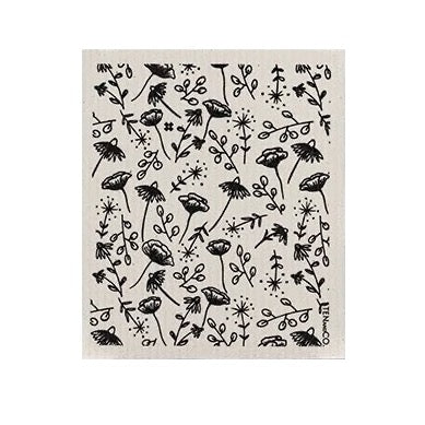 Modern Floral Sponge Cloth | Ten and Co.