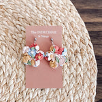 Floral Clay Dangles