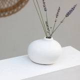 Matte White Ceramic Vases