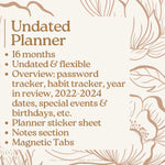 Vintage Floral Planner