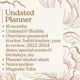 Vintage Floral Planner