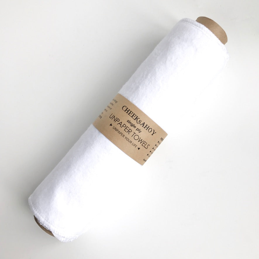 8 Pre-Rolled Single Ply  Unpaper Towels