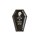 Coffin Shaped Halloween Plates | 8 Pack