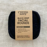 Black Hemp Facial Rounds | 6 Pack