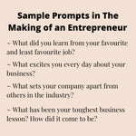 The Making of an Entrepreneur Journal