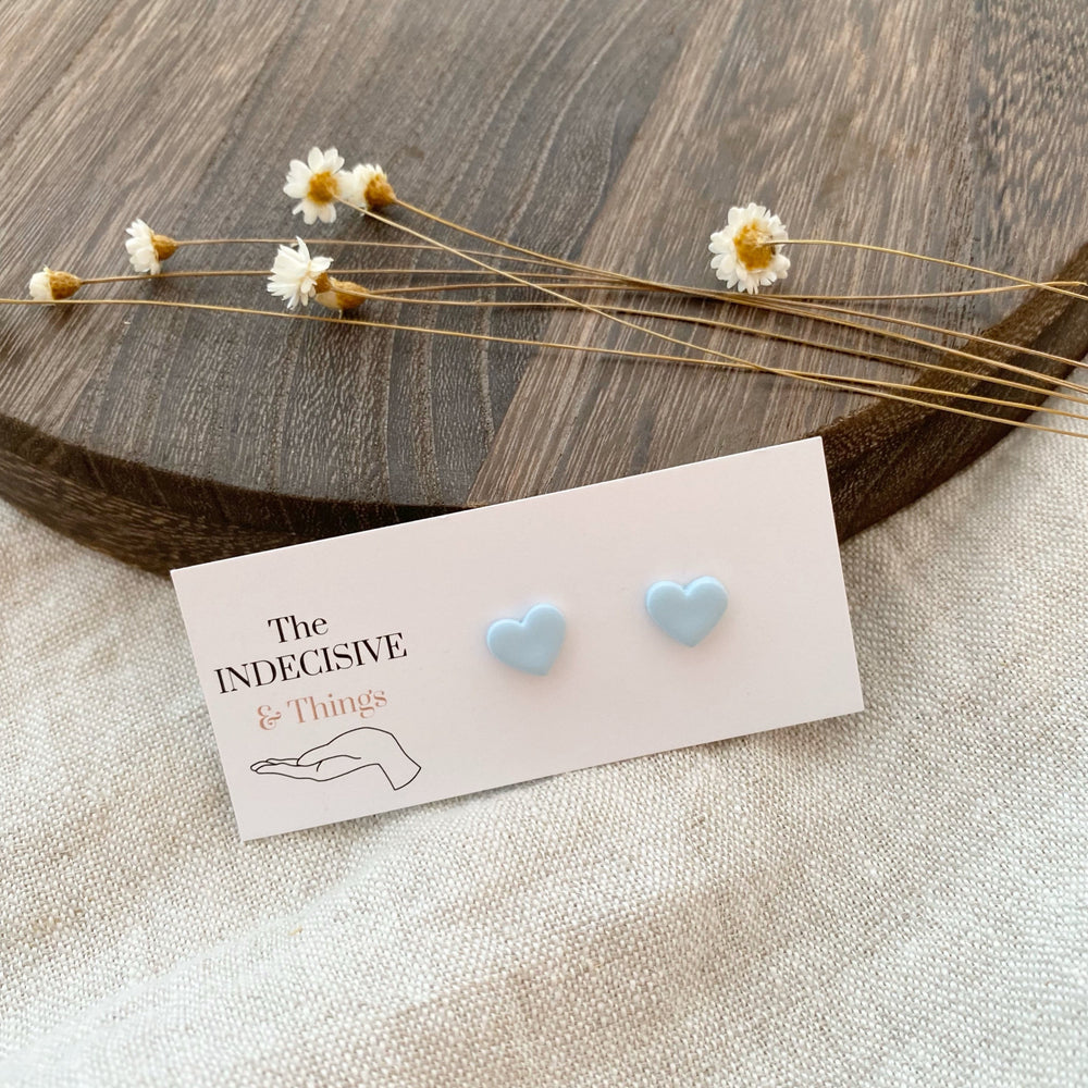 Pastel Heart Studs