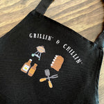 Grillin' + Chillin' Unisex Apron