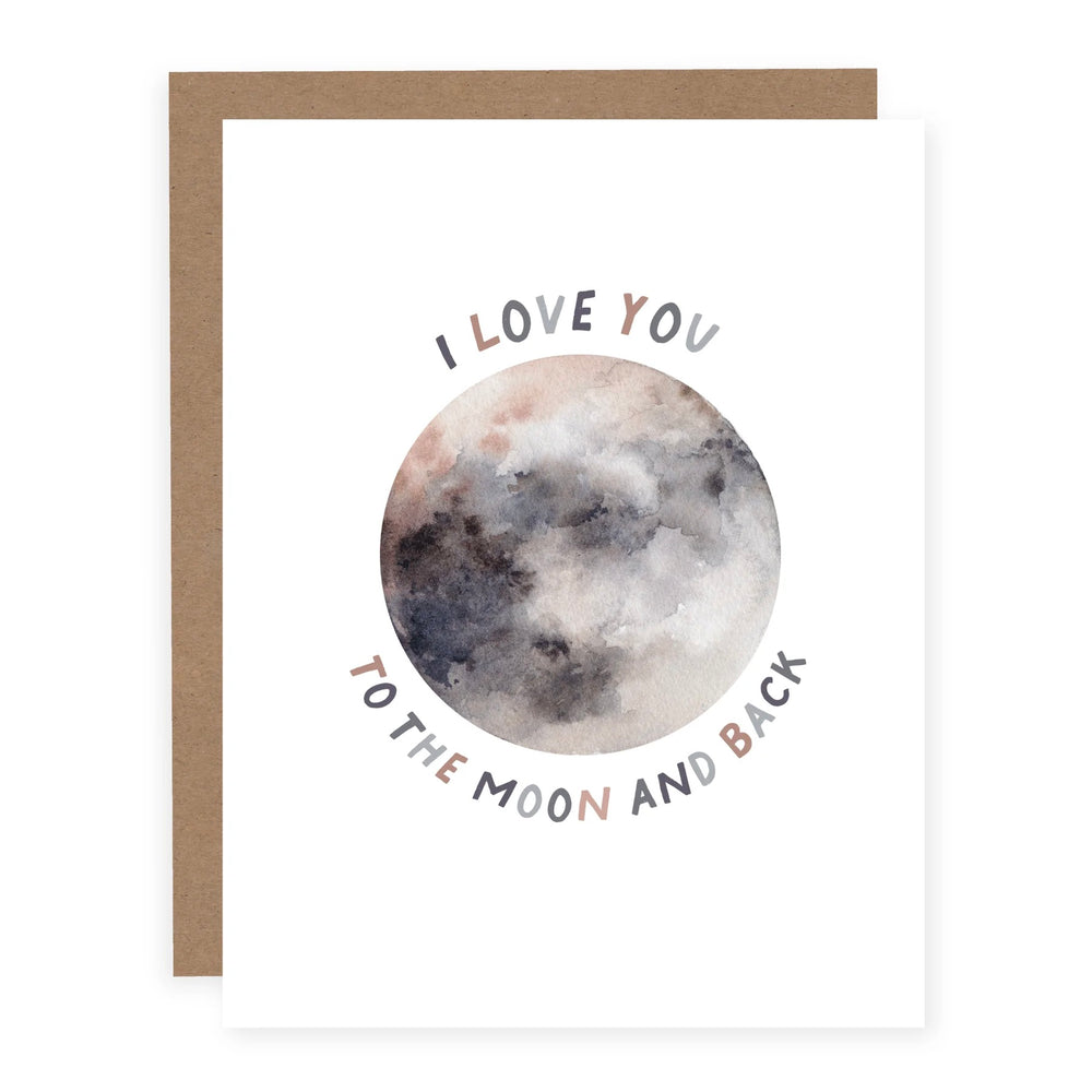 I Love You to The Moon and Back Card