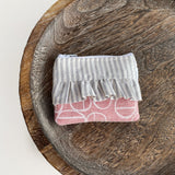 Mini Ruffle Zip Pouch