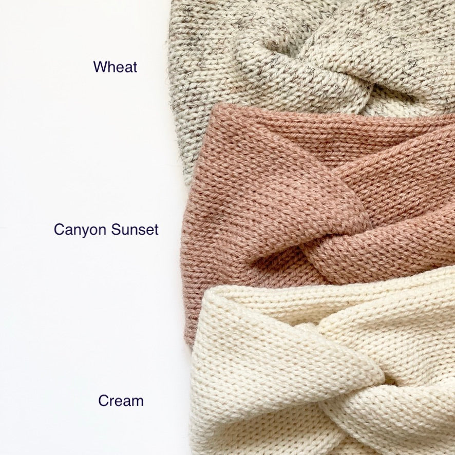 Adult Andie Knitted Headbands | Twisted Turban Style