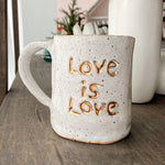 Love is Love Mug | Gold Accent