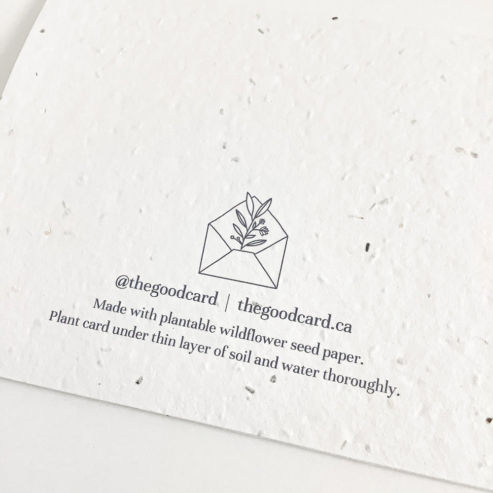 Thank You | Plantable Seed Card