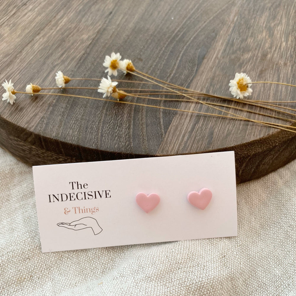 Pastel Heart Studs