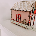 DIY Wood Gingerbread House Kit