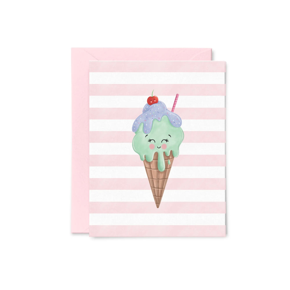 Ice Cream Greeting Card