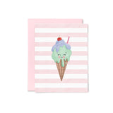 Ice Cream Greeting Card