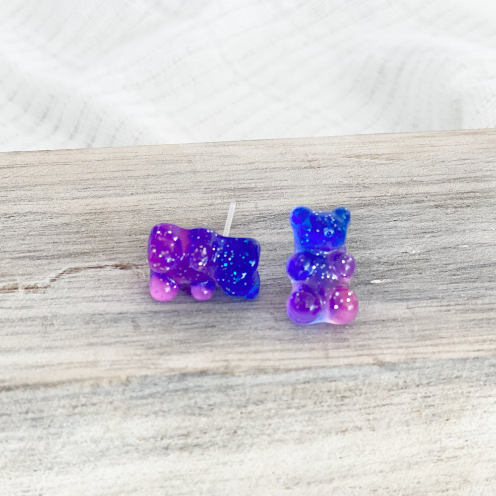 Gummy Bear Earrings /dangle Gummy Bear Earrings / Fish Hook Earrings /  Gummy Bears / Gummy Bear Jewelry /teddy Bear Earrings /gift for Girls 