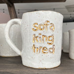 Sofa Mug | Gold Accent