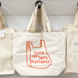 Reusable Tote Bag | Fuck Les Sacs Plastiques