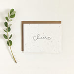 Cheers | Plantable Seed Card