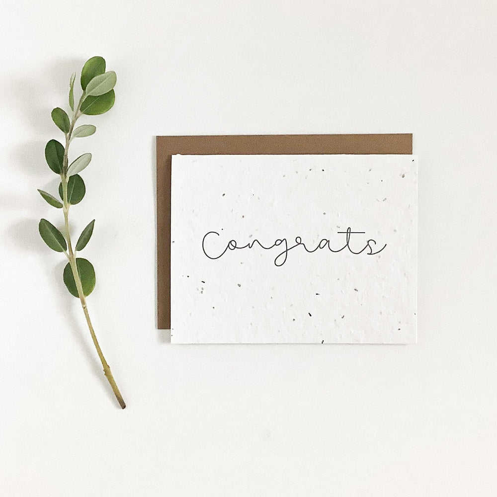 Congrats | Plantable Seed Card