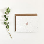 Heart  | Plantable Seed Card