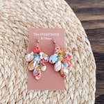 Floral Clay Dangles