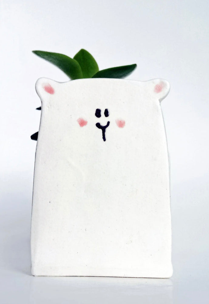 Small Animal Ceramic Planter