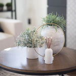 Everlasting Candles + Wylie White Vase