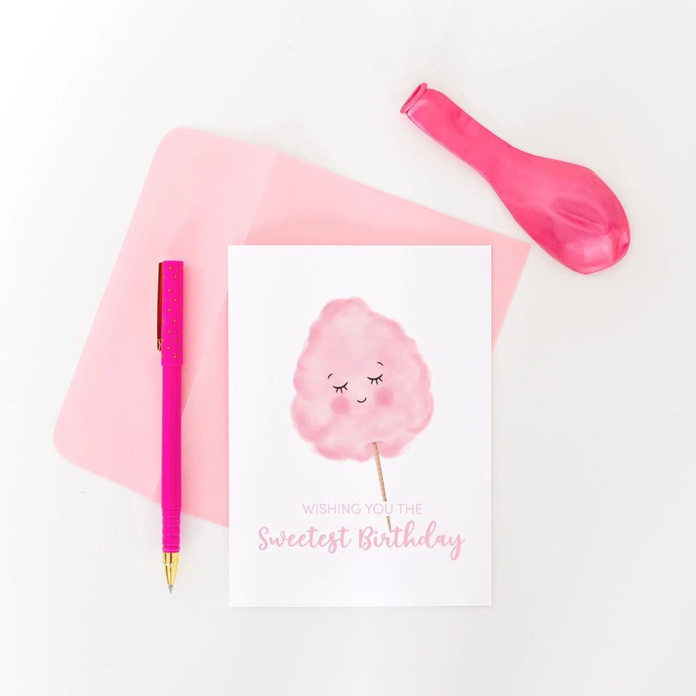 Cotton Candy Birthday Card