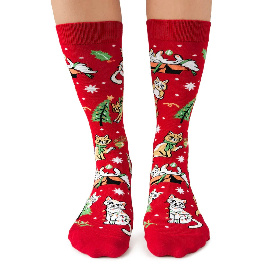 Feline Festive Socks | For Her