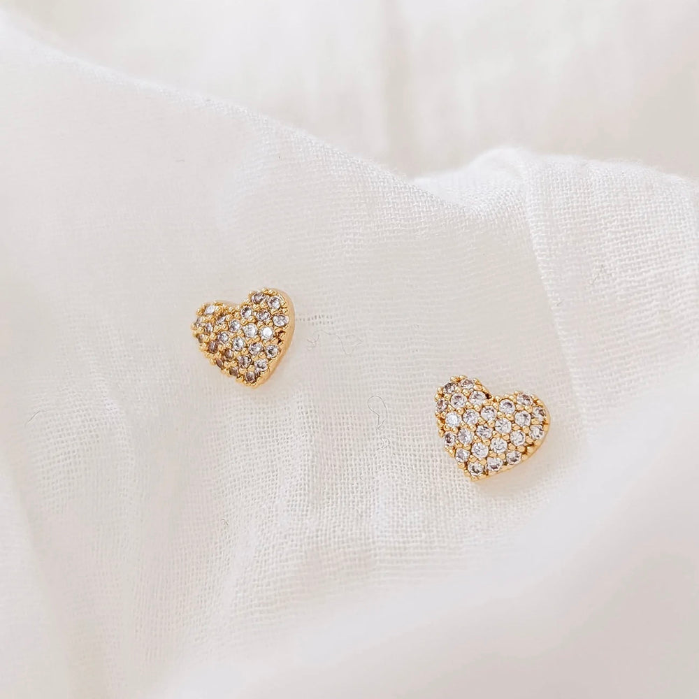 You Stole My Heart Gold Plated Earrings