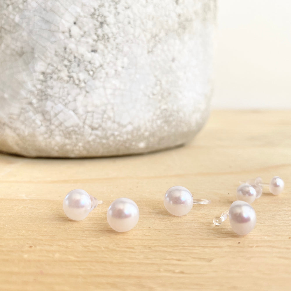 Mini Pearl Earrings