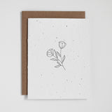 Floral | Plantable Seed Card