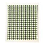 Plaid Green Sponge Cloth | Ten and Co.