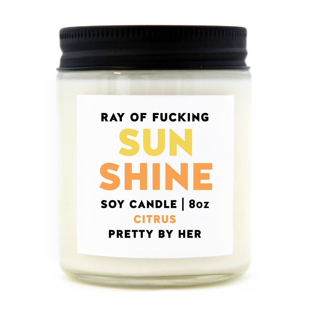 Ray of Fucking Sunshine Candle | Citrus