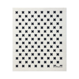 Tiny X Black + White Sponge Cloth | Ten and Co.