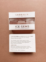 Rose Quartz Ice Gems | set of 6
